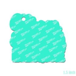 Alternative view of Merry Everything – Mini Acrylic Charm Blank (1.5") | Optional Sticker or UV DTF