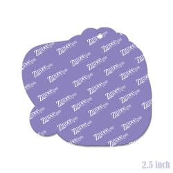 Alternative view of Santa Mug (Light Skin) – Acrylic Keychain Blank (2.5") | Optional Sticker or UV DTF