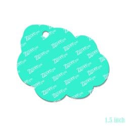 Alternative view of Sleeping Baby Santa (Dark Skin) – Mini Acrylic Charm Blank (1.5") | Optional Sticker or UV DTF