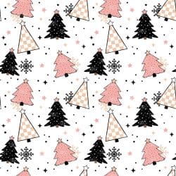 Cute Winter Trees seamless (vinyl)