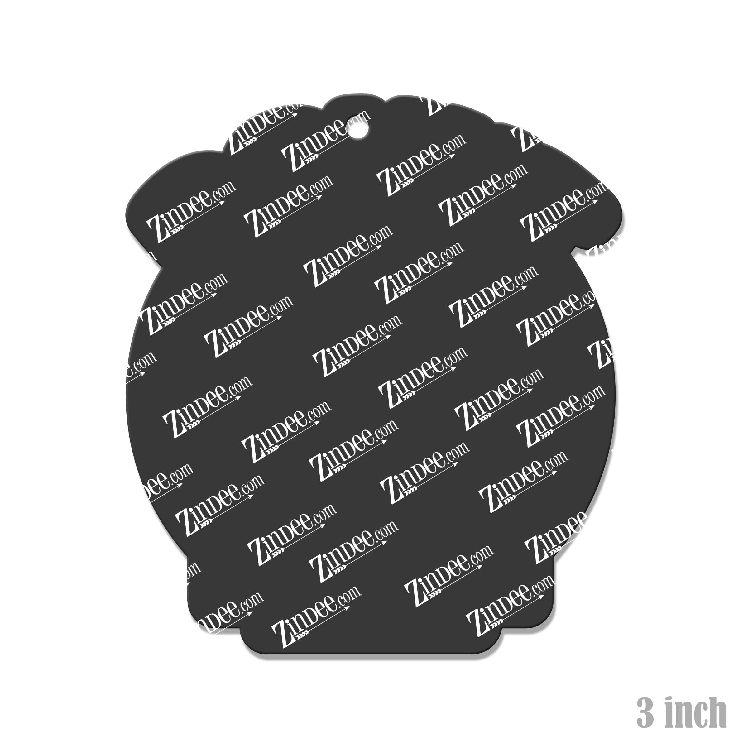 Donut of Truth – Acrylic Keychain Blank (3") | Optional Sticker or UV DTF - Image 2