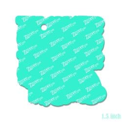 Alternative view of Greater Your Storm – Mini Acrylic Charm Blank (1.5") | Optional Sticker or UV DTF