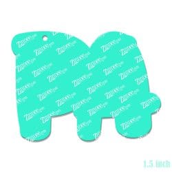 Alternative view of PA Physician Associate – Mini Acrylic Charm Blank (1.5") | Optional Sticker or UV DTF