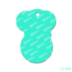 Alternative view of Boy Mouse Snowman – Mini Acrylic Charm Blank (1.5") | Optional Sticker or UV DTF