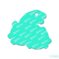 Alternative view of Disco Cherries – Mini Acrylic Charm Blank (1.5") | Optional Sticker or UV DTF