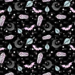 Pastel Witchy Bat seamless (vinyl)