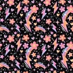 Rainbow Doodles seamless (vinyl)