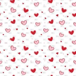 Valentine Simple Hearts seamless (vinyl)