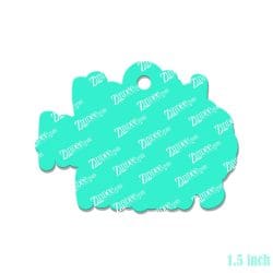 Alternative view of Mental Health Matters – Mini Acrylic Charm Blank (1.5") | Optional Sticker or UV DTF