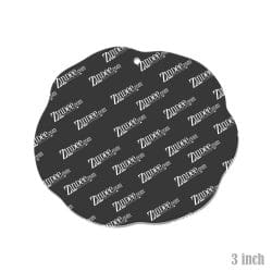 Alternative view of King Cake – Acrylic Keychain Blank (3") | Optional Sticker or UV DTF