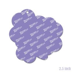 Alternative view of Three Clovers – Acrylic Keychain Blank (2.5") | Optional Sticker or UV DTF
