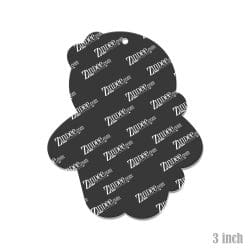 Alternative view of Voodoo Doll (TEAL) – Acrylic Keychain Blank (3") | Optional Sticker or UV DTF