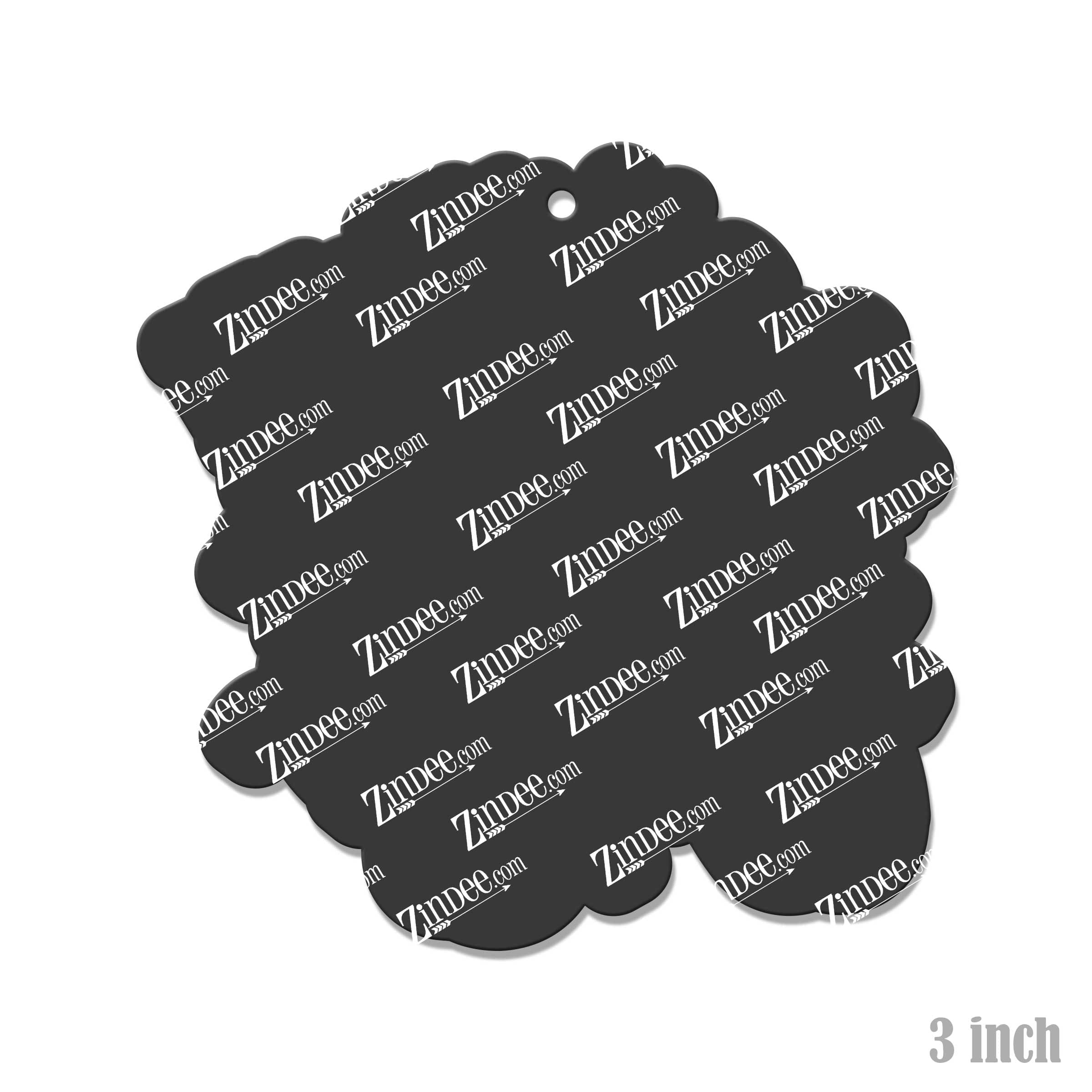 Walk It Like a Dog – Acrylic Keychain Blank (3") | Optional Sticker or UV DTF - Image 2