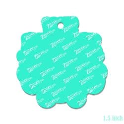 Alternative view of We Deliver Valentines – Mini Acrylic Charm Blank (1.5") | Optional Sticker or UV DTF