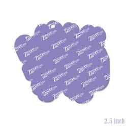 Alternative view of Raised Lucky – Acrylic Keychain Blank (2.5") | Optional Sticker or UV DTF