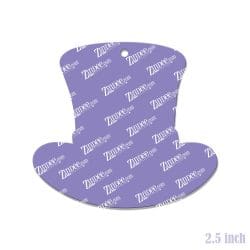 Alternative view of St. Patty's Hat – Acrylic Keychain Blank (2.5") | Optional Sticker or UV DTF