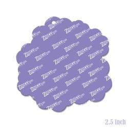 Alternative view of Clover Patch – Acrylic Keychain Blank (2.5") | Optional Sticker or UV DTF