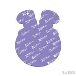 Alternative view of Pot Of Gold Legs – Acrylic Keychain Blank (2.5") | Optional Sticker or UV DTF