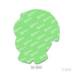 Alternative view of Rainy Duck Rain Boots – Acrylic Badge Reel Blank (2") No Hole | Optional Sticker or UV DTF