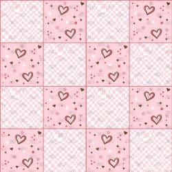 Trippy Checker Heart seamless (vinyl)