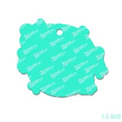Alternative view of Baseball Era – Mini Acrylic Charm Blank (1.5") | Optional Sticker or UV DTF