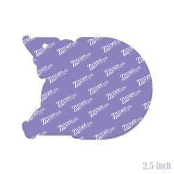 Alternative view of Baseball Tag – Acrylic Keychain Blank (2.5") | Optional Sticker or UV DTF
