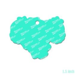 Spring Uterus – Mini Acrylic Charm Blank (1.5") | Optional Sticker or UV DTF - Image 2
