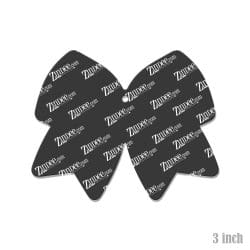 Cheer Bow Version 2 – Acrylic Keychain Blank (3") | Optional Sticker or UV DTF - Image 2