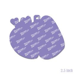 Alternative view of Heart Lung – Acrylic Keychain Blank (2.5") | Optional Sticker or UV DTF