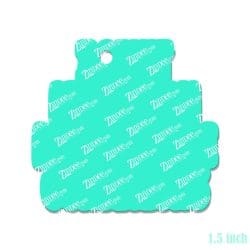 Alternative view of I Can't Live Laugh Love – Mini Acrylic Charm Blank (1.5") | Optional Sticker or UV DTF