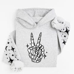 Skellie Hand Stars DTF Transfer (w/optional sleeve design)