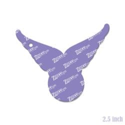 Alternative view of Ball With Wings – Acrylic Keychain Blank (2.5") | Optional Sticker or UV DTF