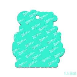 Alternative view of Shit Could Be Worse – Mini Acrylic Charm Blank (1.5") | Optional Sticker or UV DTF