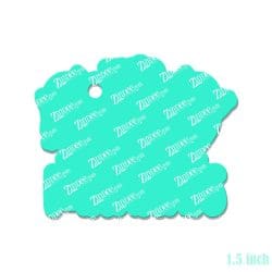 Alternative view of This Shift Is Bananas – Mini Acrylic Charm Blank (1.5") | Optional Sticker or UV DTF