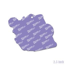 Alternative view of Cheerleader Tag – Acrylic Keychain Blank (2.5") | Optional Sticker or UV DTF
