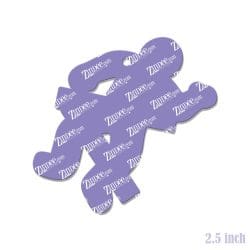 Alternative view of Crime Scene Body – Acrylic Keychain Blank (2.5") | Optional Sticker or UV DTF