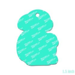 Alternative view of Kangaroo And Joey – Mini Acrylic Charm Blank (1.5") | Optional Sticker or UV DTF