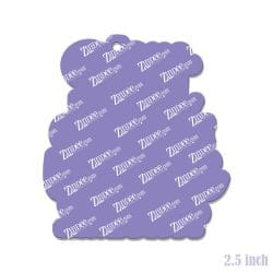 Alternative view of Shit Could Be Worse – Acrylic Keychain Blank (2.5") | Optional Sticker or UV DTF