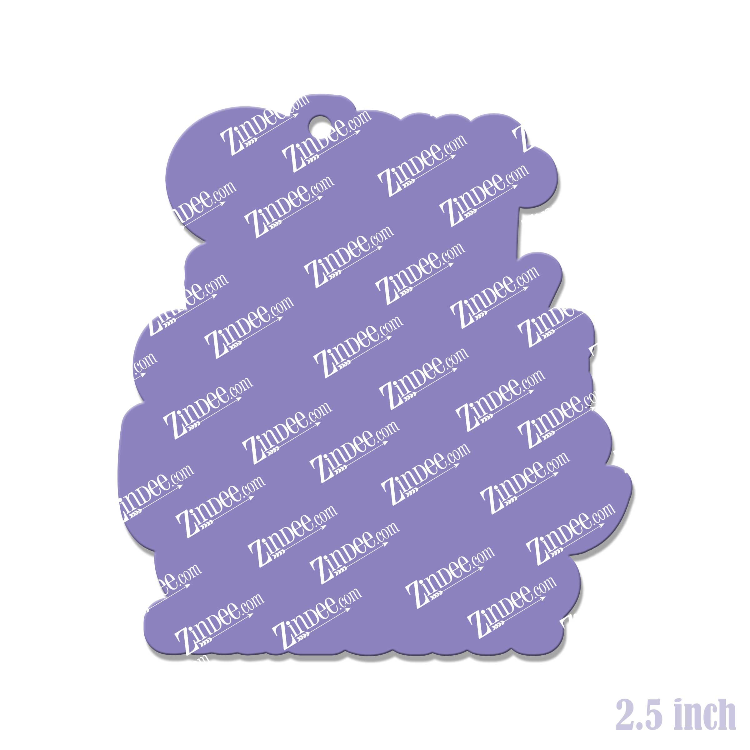 Shit Could Be Worse – Acrylic Keychain Blank (2.5") | Optional Sticker or UV DTF - Image 2