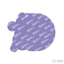 Alternative view of Basketball Tag (BOY) – Acrylic Keychain Blank (2.5") | Optional Sticker or UV DTF