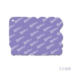 Alternative view of Fuck Your Feelings – Acrylic Keychain Blank (2.5") | Optional Sticker or UV DTF