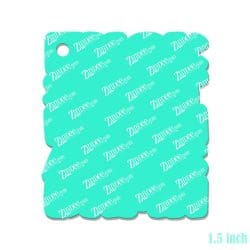 Alternative view of Curse Words – Mini Acrylic Charm Blank (1.5") | Optional Sticker or UV DTF