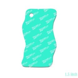 Alternative view of Bacon – Mini Acrylic Charm Blank (1.5") | Optional Sticker or UV DTF