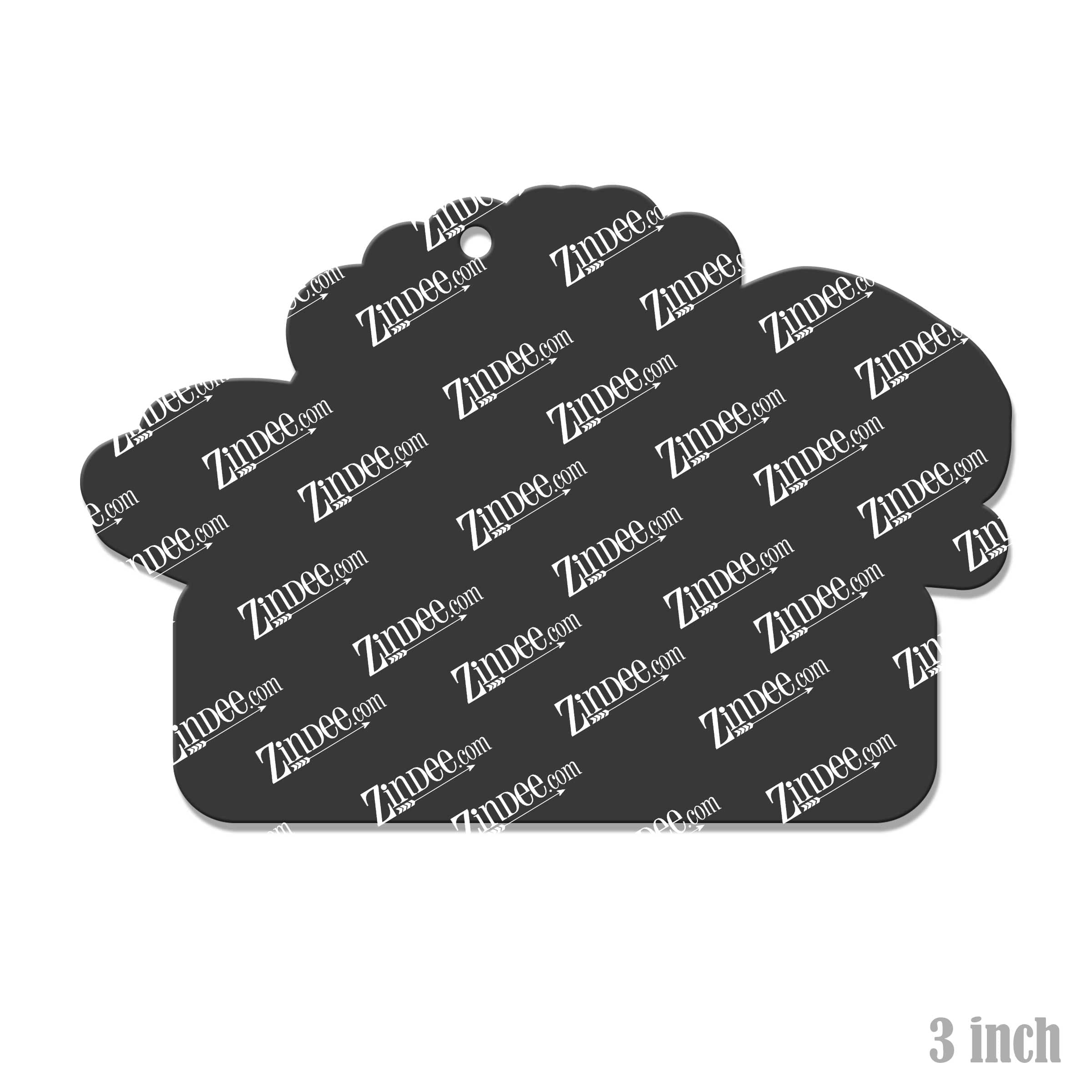 Swim Tag – Acrylic Keychain Blank (3") | Optional Sticker or UV DTF - Image 2