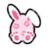Bunny Egg Acrylic Blank- Sticker- UV DTF (1.5 inch)