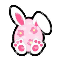 Bunny Egg Acrylic Blank- Sticker- UV DTF (1.5 inch)