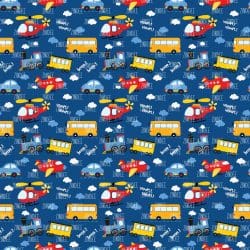 Cartoon Vehicles seamless (vinyl)