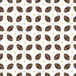 Football And Stars seamless (vinyl)
