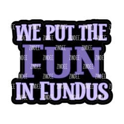 Fun In Fundus – Acrylic Keychain Blank (3") | Optional Sticker or UV DTF
