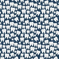 Happy Teeth seamless (vinyl)